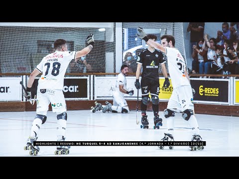 Highlights | Resumo: HC Turquel 5-4 AD Sanjoanense (4.ª Jornada - 1.ª Divisão) [21/22]