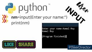 Python user input | Getting Input from users | Python tutorial for beginners