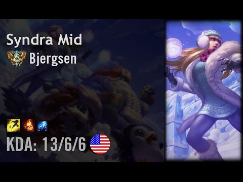 Syndra Mid vs LeBlanc - Bjergsen - NA Challenger Patch 6.12