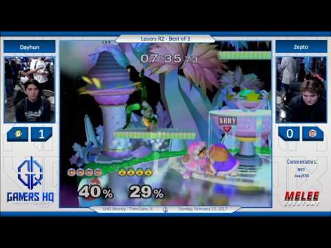 GHQ Weekly [2/12/17] - Dayhun (Zelda) vs. Zepto (Ice Climbers) - SSBM - Losers R2