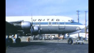 United Douglas DC-6B - Dad in the Left Seat - 1969