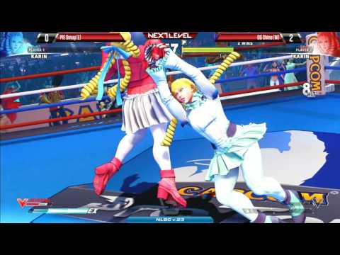 SFV @ NLBC v.23 Grand Finals - PIE Smug (Karin) vs OG Shine (Karin)[720P60FPS]