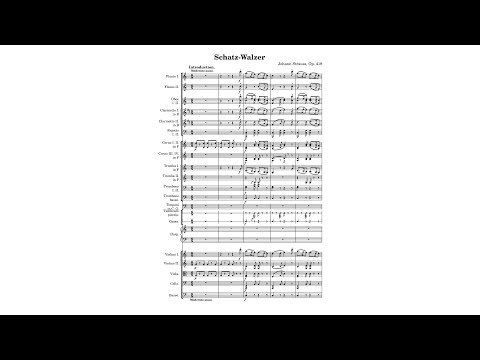 Johann Strauss II: Schatz-Walzer (Treasure Waltz), Op. 418 (with Score)