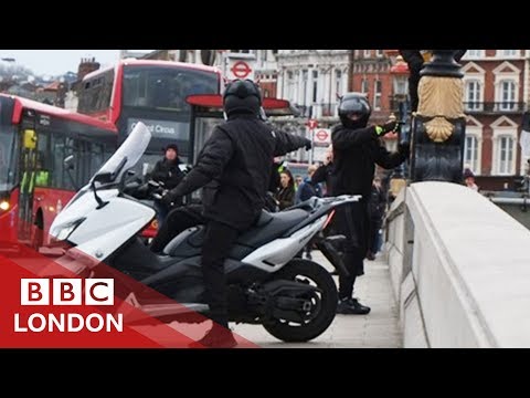 The 'boy-snatch' moped gang have been jailed - BBC London