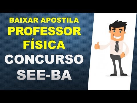 Apostila PROFESSOR - FÍSICA - Concurso SEE BA 2018