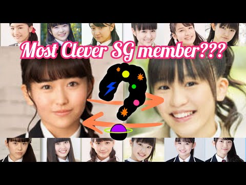 In what order are clever the members of Sakura Gakuin