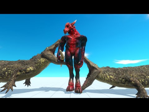 Infernal 1 vs 2 Reptiles animal revolt battle simulator