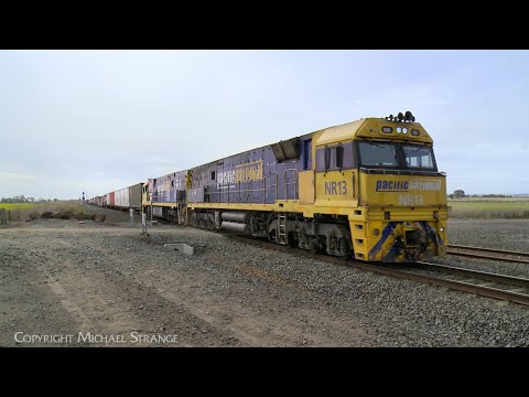 Pacific National 4PM6 Container Train At Gheringhap Loop (13/1/2024) - PoathTV Australian Railways