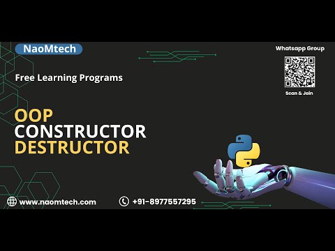 35 Python Tutorial For Beginners Constructor And Destructor