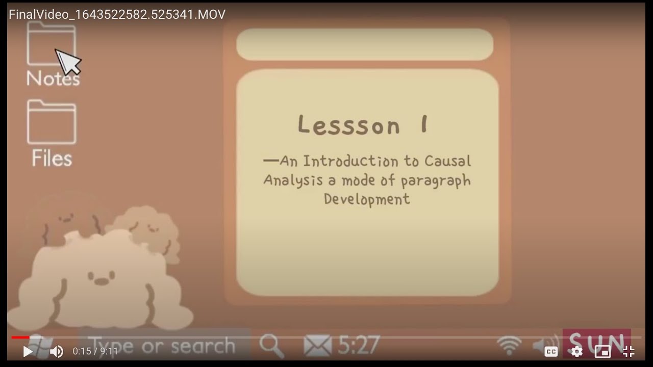 Causal Analysis a Mode of Paragraph Development