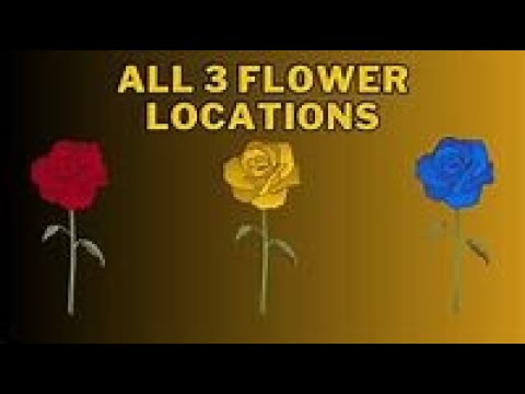 All Flower Locations to get Race V2 - Blox Fruits