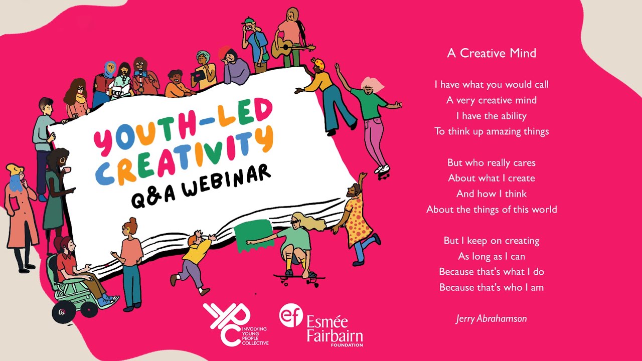 Youth Led Creativity funding Q&A webinar