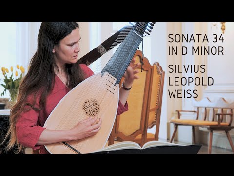 Sonata 34 in D minor - Silvius Leopold Weiss - Angela Kleger