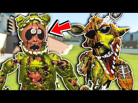NEW FNAF 3 REDUX Foxy UPDATE! - Garry's Mod Gameplay - Five Nights at Freddy's Gmod