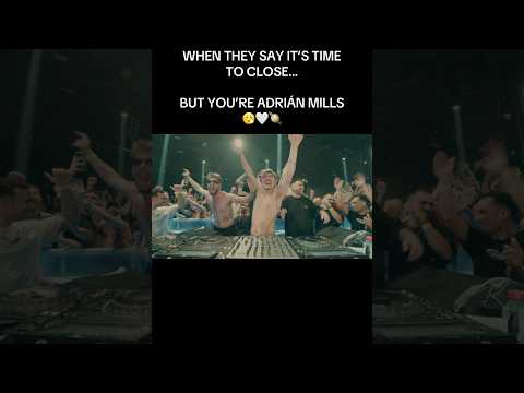 ADRIÁN MILLS DOING IT AGAIN 🤍🪐 #techno #dj #rave #face2face #240 #adrianmills