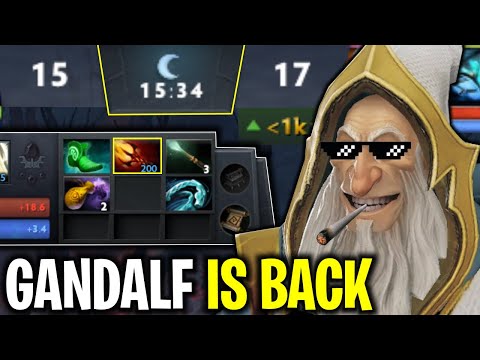 GANDALF IS BACK DAGON LEVEL 5 1st ITEM KEEPER OF THE LIGHT | DOTA 2