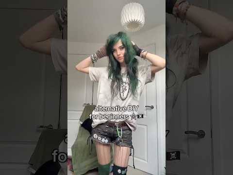 alternative DIY tutorial for beginners ☆🏴‍☠️ #alt #DIY #alternativefashion #tutorial #outfitideas ☆