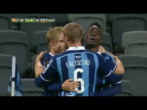 Sam Johnson ökar på till 2-0 efter Käcks precisa inlägg - TV4 Sport