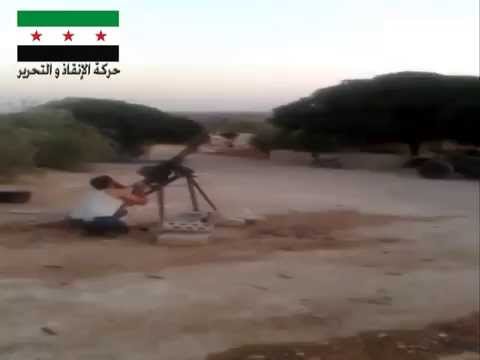 التصدي للطيران الحربي من قبل حركة الإنقاذ والتحرير في الزوار في محافظة حماة