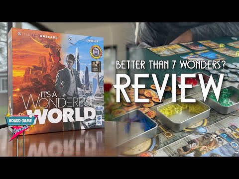 Better than 7 Wonders?  It's a Wonderful World REVIEW