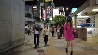 Night Walk in Tokyo Ikebukuro Tour, Relaxing Walking in JAPAN Travel HDR 夜の池袋をお散歩・人気繫華街！日本東京・散歩動画