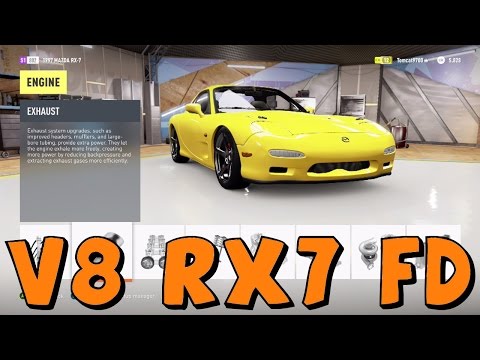 Forza Horizon 2 | V8 Mazda RX7 FD | Drift Build