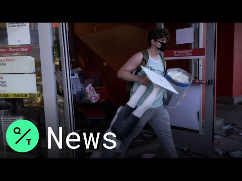 Target Store Looted in Minneapolis Near George Floyd Protest