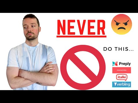 What I NEVER Do With My iTalki Students