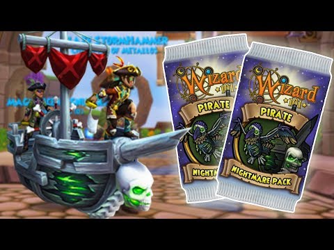 Wizard101: MOST EXPENSIVE HALLOWEEN PACK! - Pirate Nightmare Pack