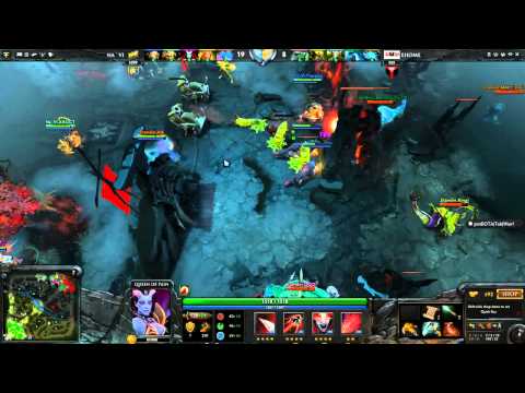 Dendi Queen of Pain Na`Vi vs  EHOME   ULTRA KILL! @