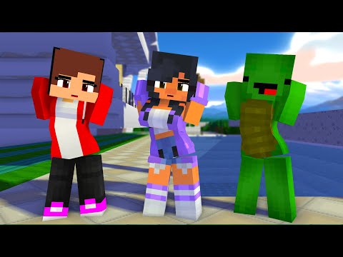 APHMAU FRIENDS COUPLE DANCE MAIZEN JJ AND MIKEY - MINECRAFT ANIMATION #shorts