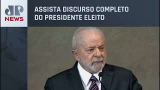 Lula se emociona em diplomação: ‘É a celebração da verdadeira democracia’