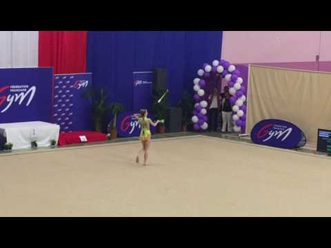 Championnat de France Elite junior 2017 - Mathilde Monnin massues