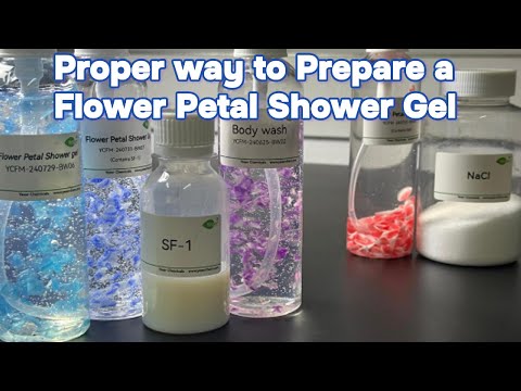 Kreieren Sie luxuriöses Duschgel mit Blütenblattduft mit Yeser Chemicals' SF1: Eine Schritt-für-S...