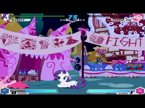 Let's Play MLP:FiM [My Little Pony:Fighting is Magic Complete Edition] (Rarity Play)