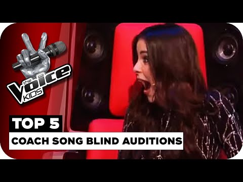 TOP 5 COACH SONG BLIND AUDITIONS | The Voice Kids