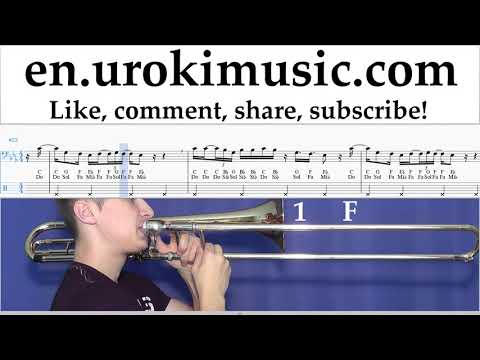 Trombone lessons Martin Garrix feat Khalid - Ocean Sheet Music Tutorial um-i352