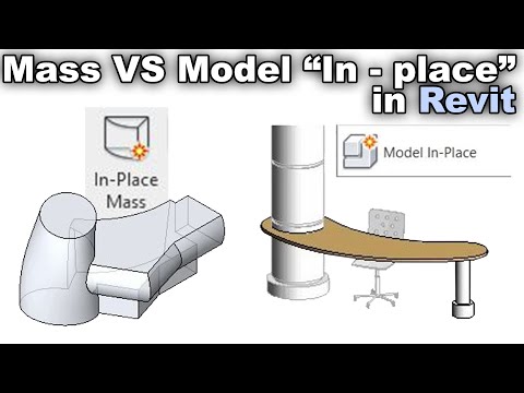 Model In-place VS Massing In-place in Revit Tutorial - What is the difference