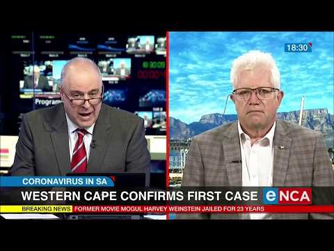 WC Premier Alan Winde talks on arrival of coronavirus