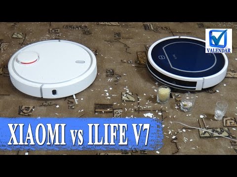 Уборка Xiaomi Mi Robot Vacuum против Chuwi ILIFE V7 кто убирает лучше - тестовое сравнение