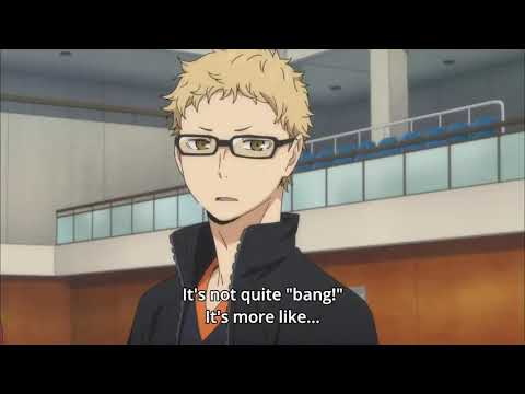 Kuroo and Tsukishima's First Ever Interaction | Haikyuu!! Season 1