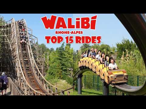 Top 15 Rides at Walibi Rhone-Alpes | Amazing Top 3 Coasters