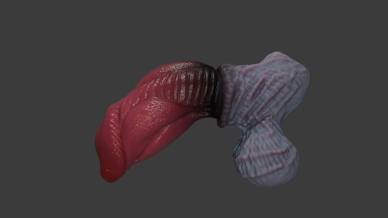 Fantasy Faustix Dragon Penis Sextoy Rigged 3D Model