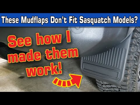 Mud Flaps on a Ford Bronco Sasquatch Model – What You Need to Know! – Unboxing, Install, and Review