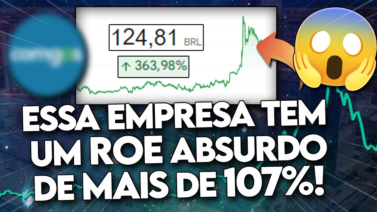 10 AÇÕES com um ROE ABSURDAMENTE ALTO! (Suas OPERAÇÕES geram muito VALOR!)