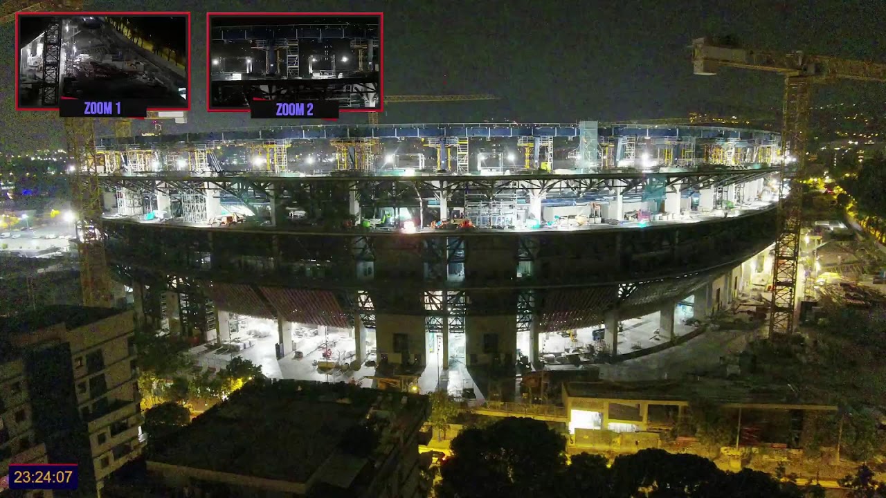 Live webcam view of Camp Nou Construction Live