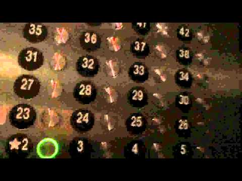 HD retake of the Very Fast Otis Highrise Traction elevators at the Westin Times Square