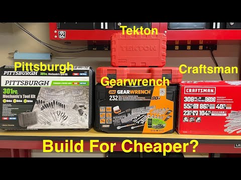Best Mechanic's Tool Set Under $200? 2021 Gearwrench, Tekton, Pittsburgh, Craftsman