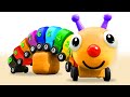 Learning Numbers Colors For Children With Wooden Caterpillar Toy Tino Toddlers Educational