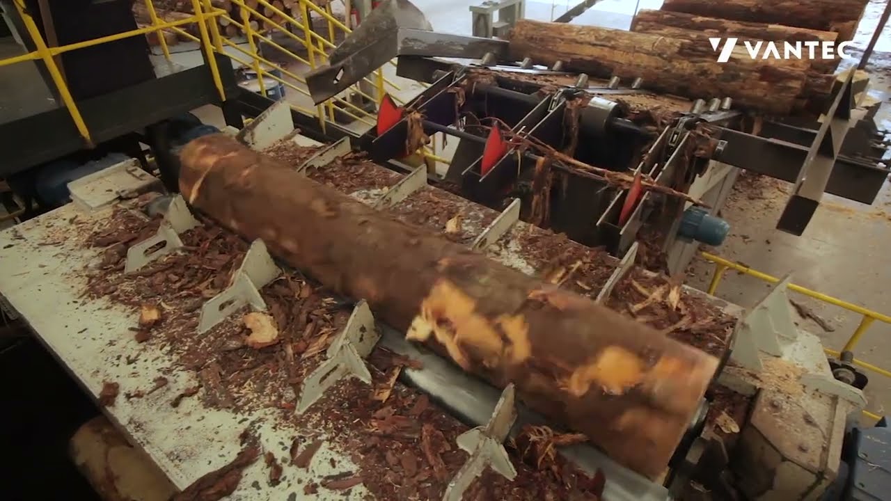 LINHA DE TORNO LAMINADOR 2800MM HIGH SPEED | HIGH SPEED VENEER PEELING LINE | VANTEC MÁQUINAS